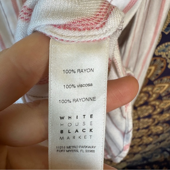 🦋5/20$🦋 striped stretchy button up shirt - Picture 7 of 8